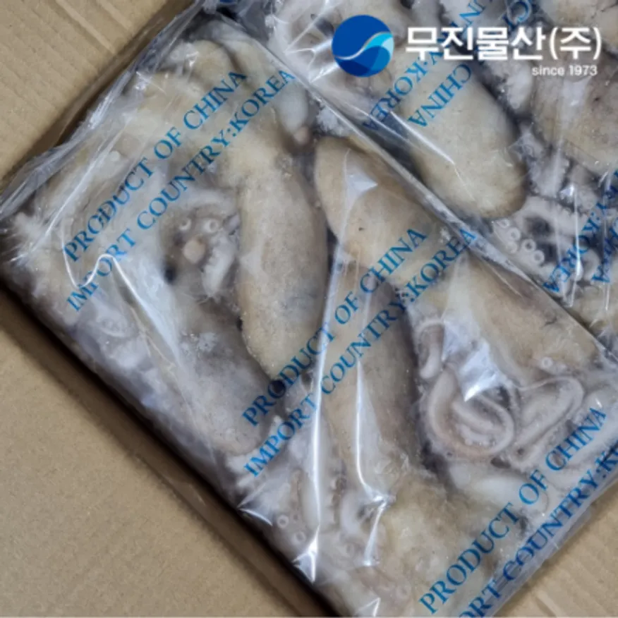 냉동 활낙지 3미 300/500 5.1kg 낙지 볶음, 전골 중국산 이미지