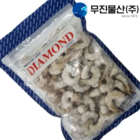 다이아몬드 칵테일새우 PDTO IQF 26/30 900g 중국,인도산