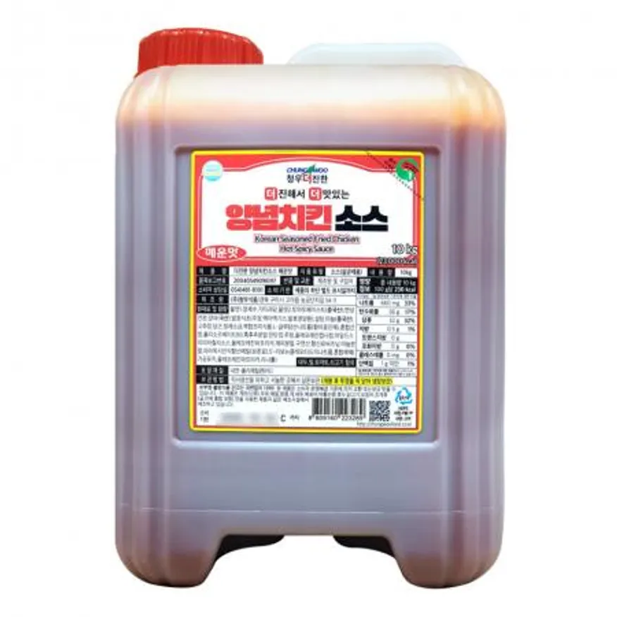 청우 더진한 양념치킨 매운맛소스 10kg 이미지
