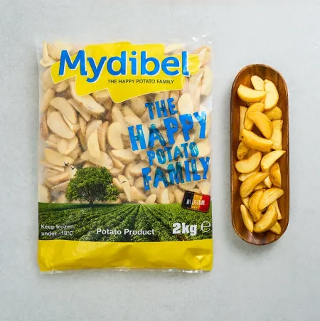 마이디벨 웨지감자 반달(스킨온) 2kg 아이스박스 포장