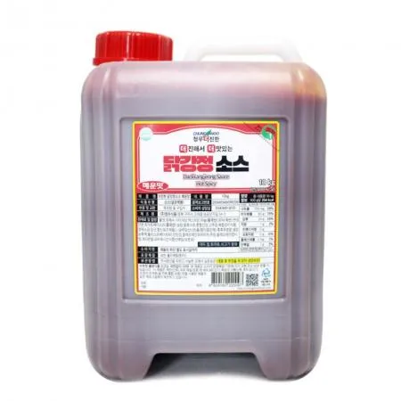 청우 더진한 닭강정 매운맛소스 10kg