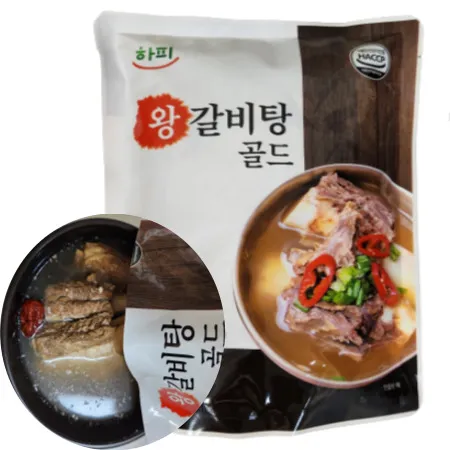 왕 갈비탕 골드  900g 하피 1봉