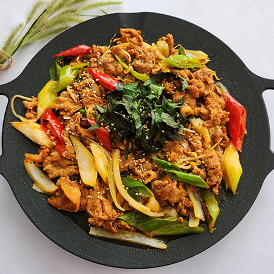 갈비아저씨 매콤 제육볶음 대용량 12kg (600g*20) 이미지