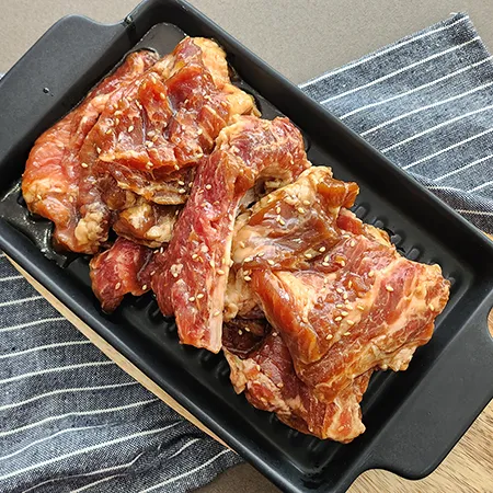 갈비아저씨 국내산 통갈비 수제 돼지갈비 대용량 9kg (900g*10)
