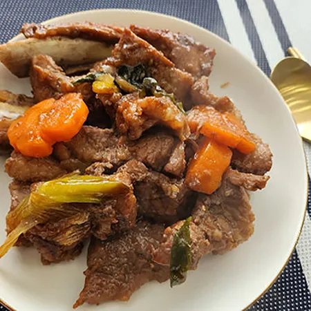 갈비아저씨 국내산 통갈비 수제 돼지갈비 450g 이미지