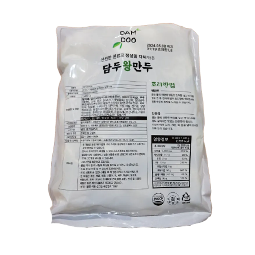 담두 왕만두 1.4kg 6개 이미지