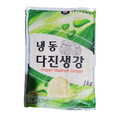 초월푸르미 냉동 다진 생강 1kg 10개 (업소용/대용량)