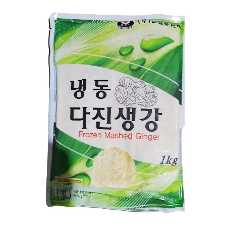 초월푸르미 냉동 다진 생강 1kg 10개 (업소용/대용량)