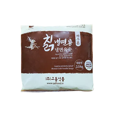 교동식품 하우촌 칡냉면용 냉면육수 2,5kg 4개