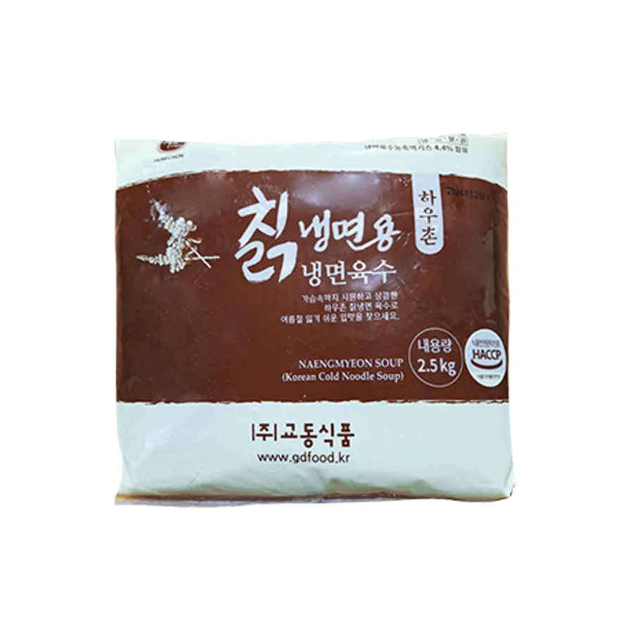 교동식품 하우촌 칡냉면용 냉면육수 2,5kg 4개 이미지