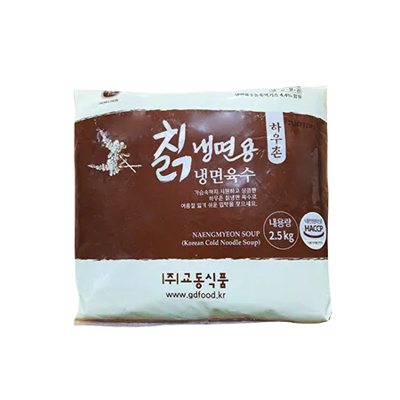교동식품 하우촌 칡냉면용 냉면육수 2,5kg 4개