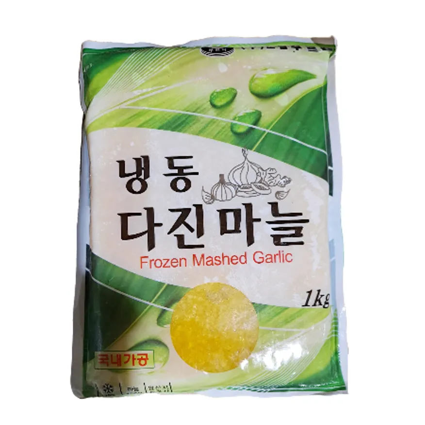 초월푸르미 냉동 다진 마늘 1kg 10개 (업소용/대용량) 이미지