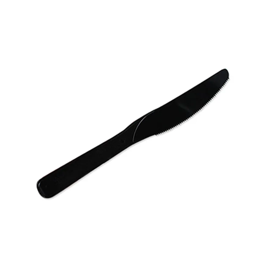 일회용나이프(검정_개별포장_165mm_100개*20입 BOX) 이미지