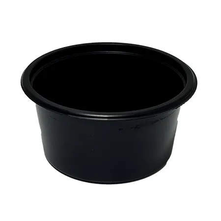 다용도컵(소_95Ø*50mm_검정_용기+뚜껑_500세트 EA)