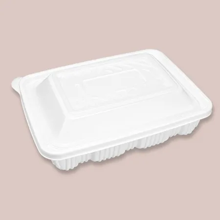 AJ 사각찜용기(백색_소_270*220*65mm_세트_100개 BOX)