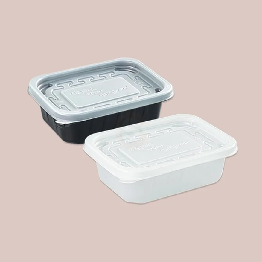 JH 사각반죽용기(반투명_300ml_130*100*40_세트_600개 BOX) 이미지