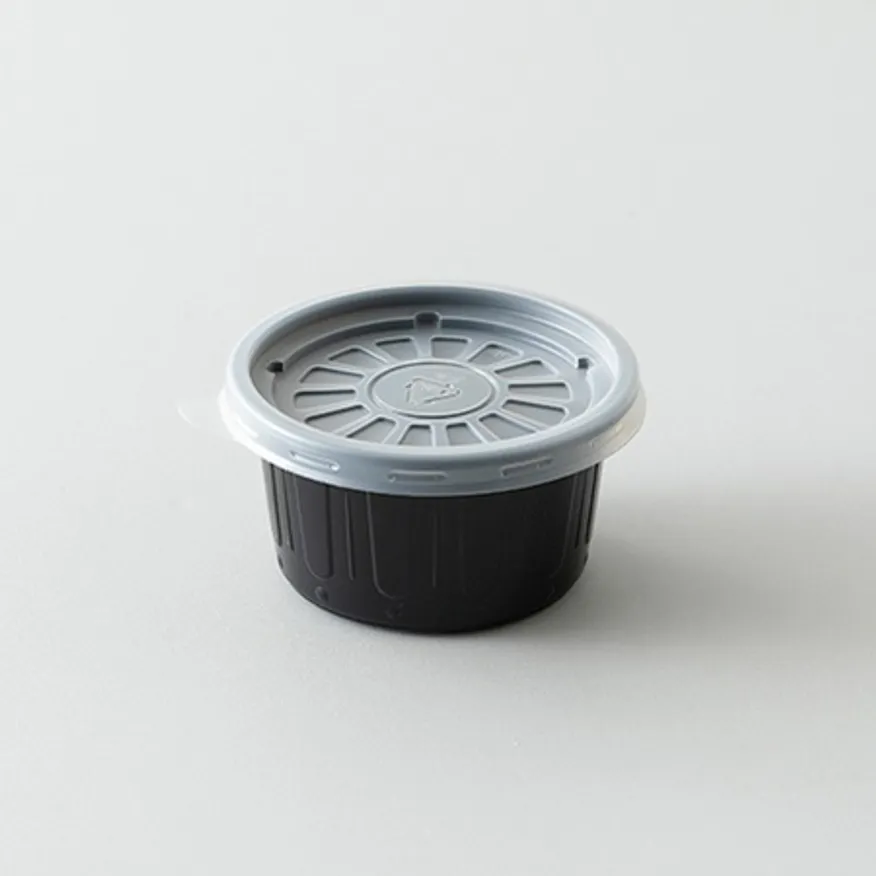 AJ 소스용기(흑색_소_95파이_95Φ*53mm_세트_1000개 BOX) 이미지