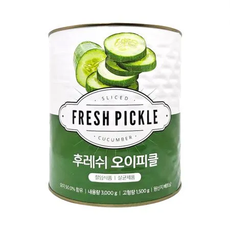 글로벌 후레쉬 오이피클 슬라이스 3kg