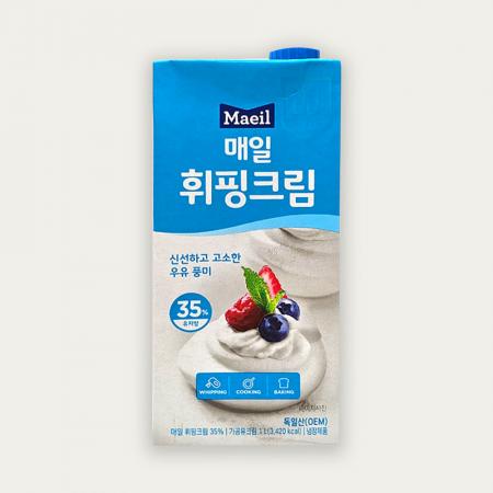 매일유업 휘핑크림 유지방 35% 1L