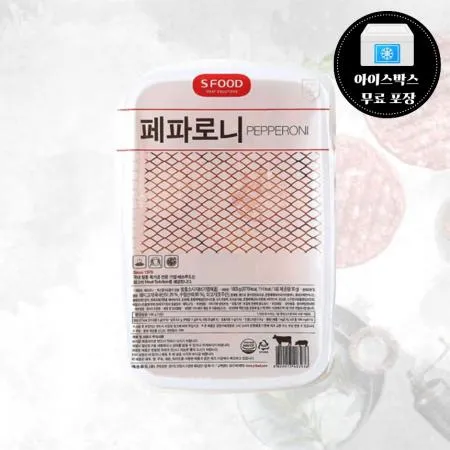 에쓰푸드 페파로니 1kg 냉동 페퍼로니 피자토핑