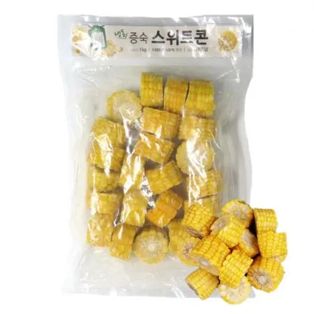 재호 냉동 절단옥수수 증숙 스위트콘 1kg