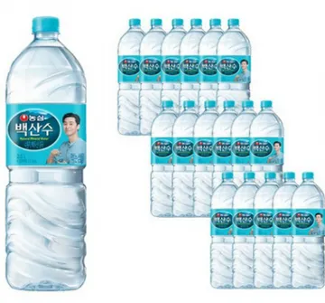 백산수(라벨,무라벨 랜덤) 펫2L 6입