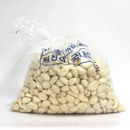 국내산 꼭지 없는 깐마늘 특대 반봉 2.5kg