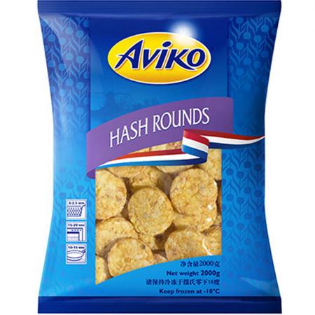 아비코 해쉬라운즈 2kg 해시브라운 감자튀김 / 소비기한 26.5.18일까지