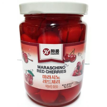체리(적 꼭지 화풍 400g) 업소용 적체리 마라시노 레드체리