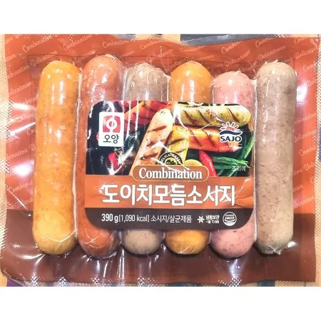 오양 도이치 모듬소세지 390gX25 업소용 소시지 카레맛 이미지