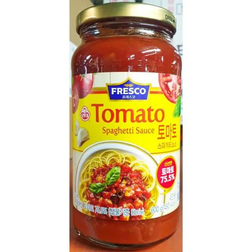 오뚜기 토마토 스파게티 소스 600g 풍미농축 브런치카페 양식당 업소용 이미지