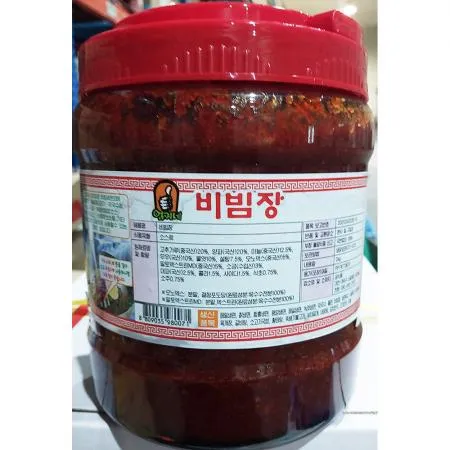 비빔장(곰식품 냉장 2kg) X6 업소용 비빔 냉면 양념장 이미지