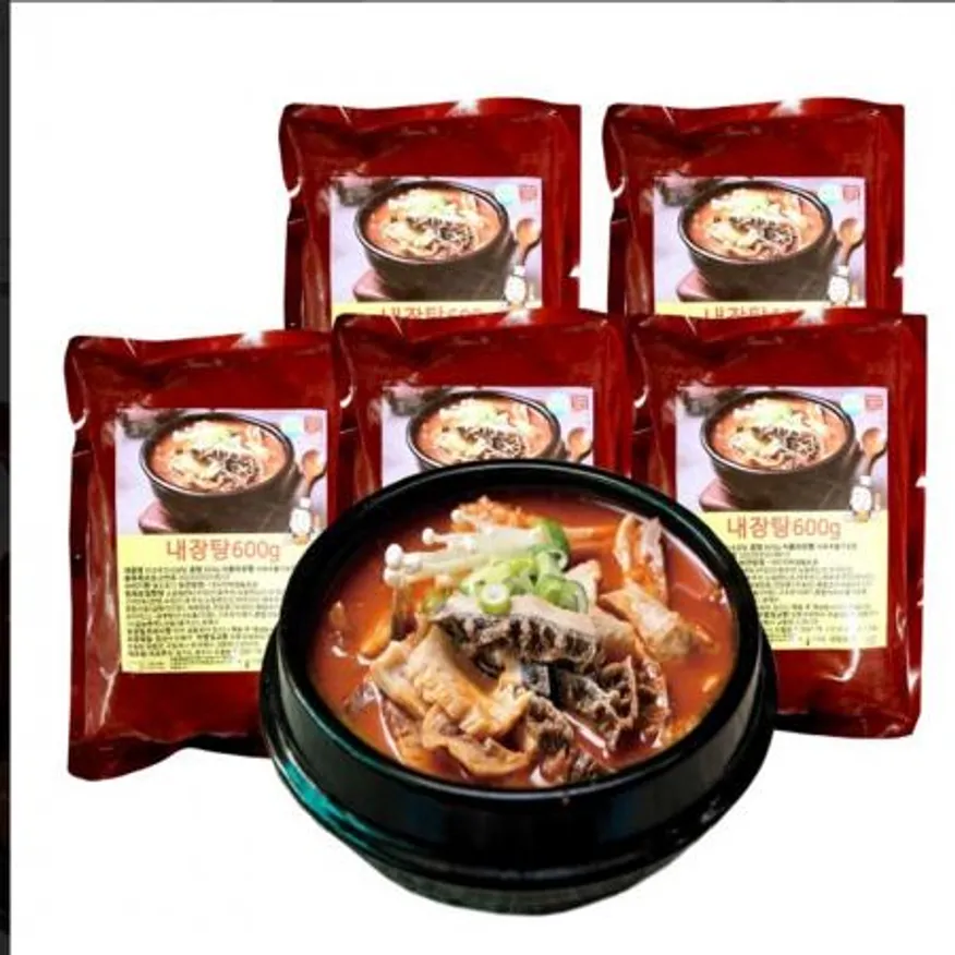 내장탕 600g x5봉 업소 식당 납품 진짜 소내장탕 업소용 이미지
