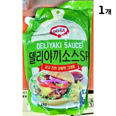 데리야끼소스(롯데제과 스파우트 2Kg)