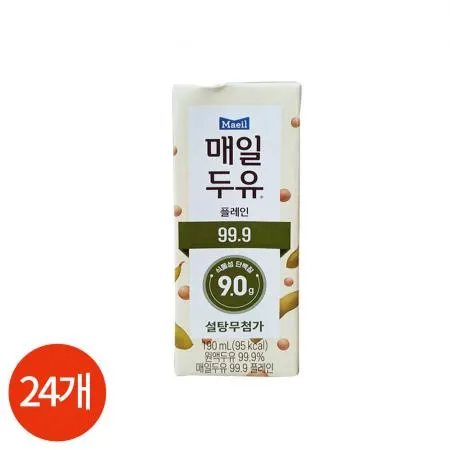 매일 두유 99.9 190ml x24개 업소용