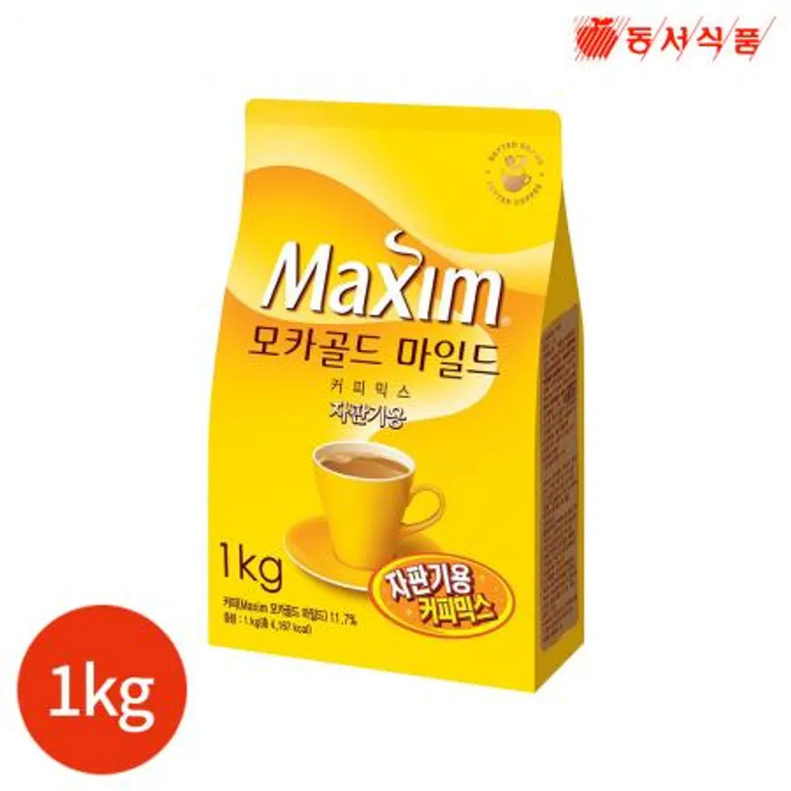 동서 맥심 모카골드 마일드 커피믹스 1kg x1봉 업소용 이미지