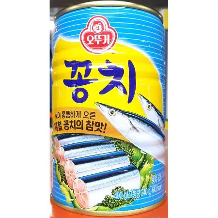 오뚜기 꽁치 400g 캔 생선 통조림 요리용 식당 업소용