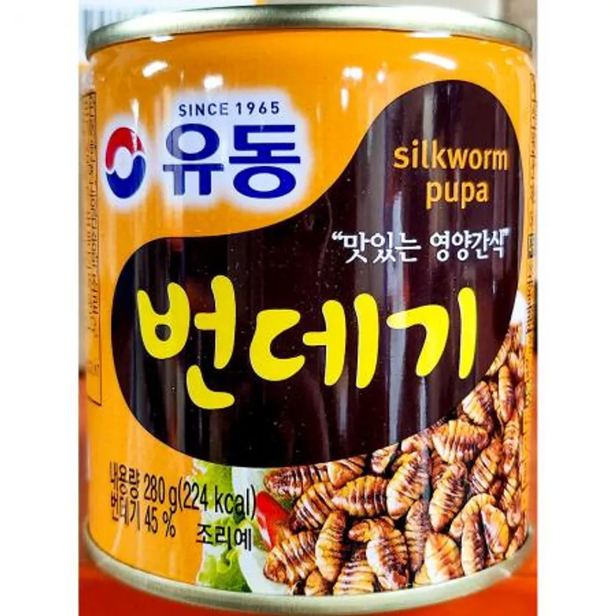 유동 통조림 280g 번데기 캔 업소용 이미지
