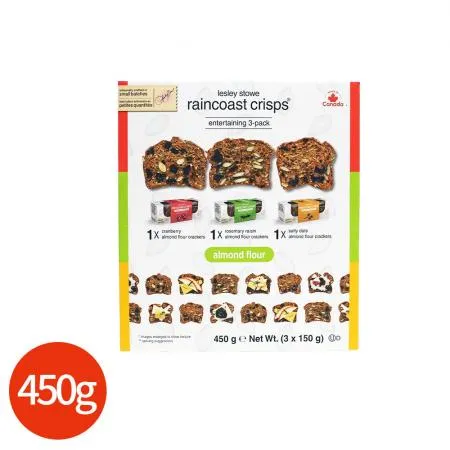 캐나다 레인코스트 크리스프 150g X3개