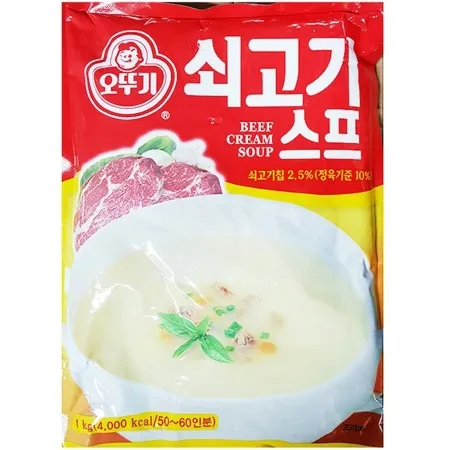 쇠고기스프(오뚜기 1kg) 소고기맛 수프 분말 가루 파우더