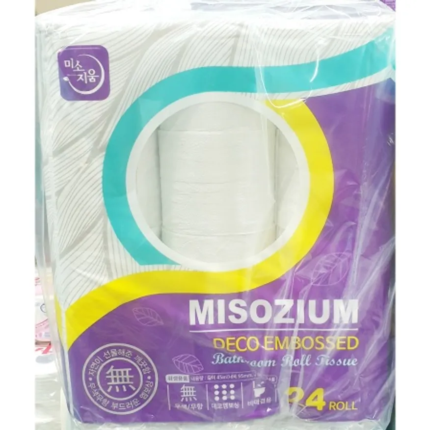 화장지(미소지움 엠보싱 45m 24롤) 이미지