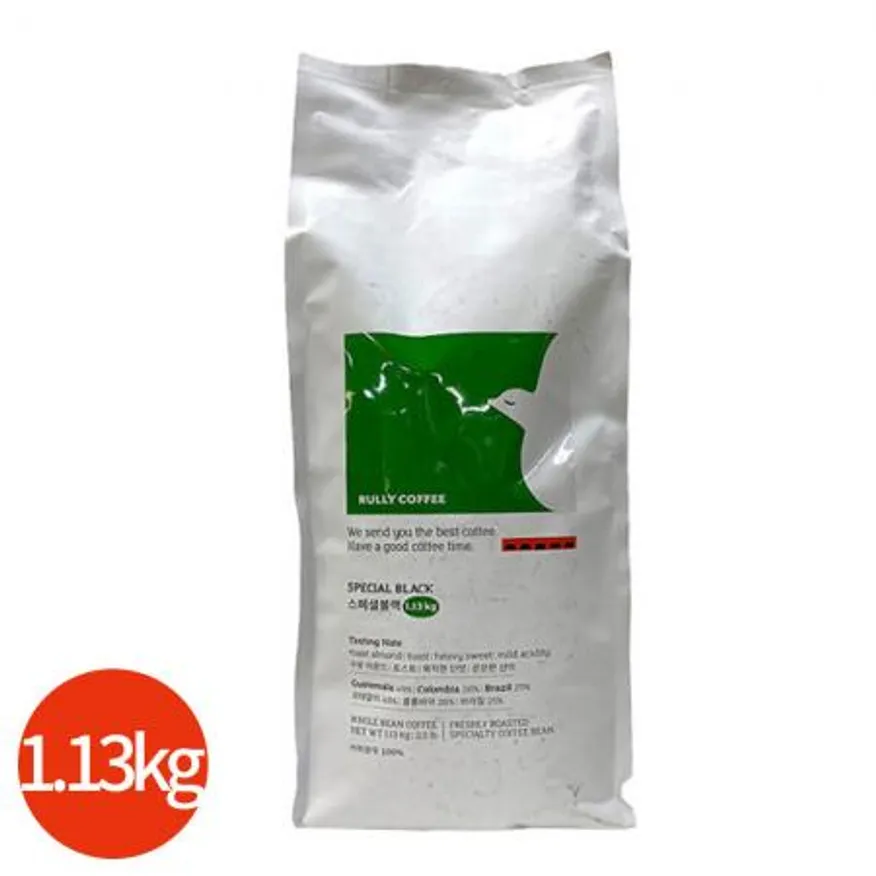 RULLY COFFEE 스페셜 블랙 원두 커피 1.13kg 업소용 이미지