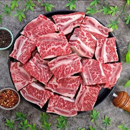 미국산 소갈비 꽃갈비 찜용 2.5cm절단(숯불) 2kg 업소용