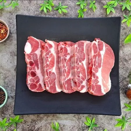 칠레산 돼지갈비 찜갈비 1.5cm슬라이스(la갈비) 5kg 업소용
