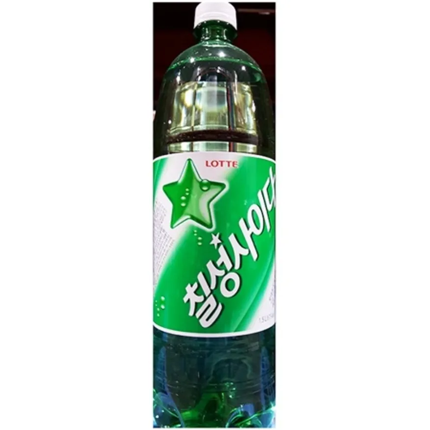 사이다(칠성 롯데 1.5L)X12 탄산음료 이미지