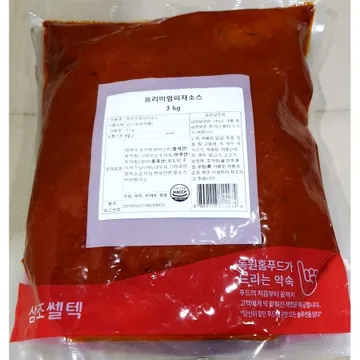 프리미엄피자소스(동원홈푸드 3kg) 파우치 피자용 업소용