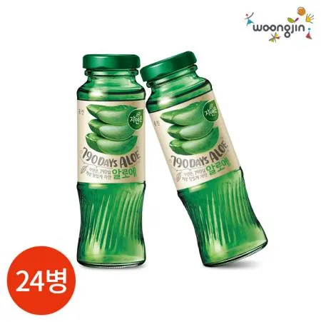웅진 자연은 790일 알로에 180ml x24병 업소용