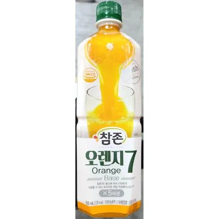 오렌지농축액 (참존 835ml)X12 업소용 도매가 풍미