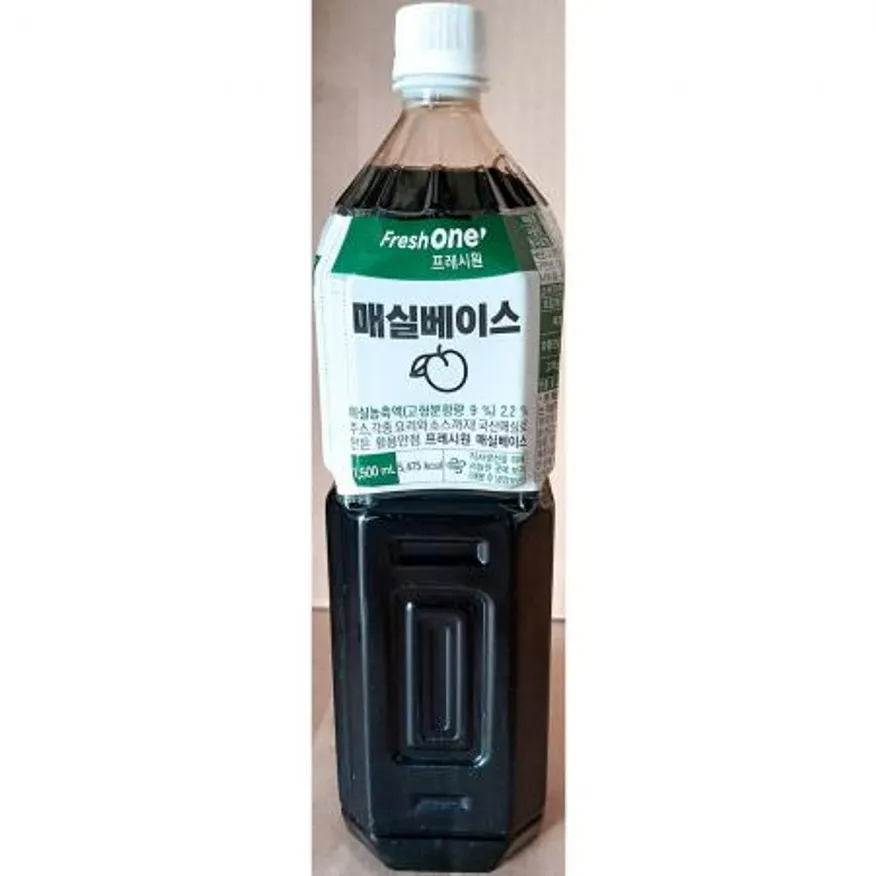 프레시원 매실베이스 (1.5L 6배희석 매실농축액) X6 업소용 이미지