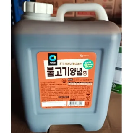 소불고기양념(청정원 진 10Kg) 업소용 말통 양념 고기 소스